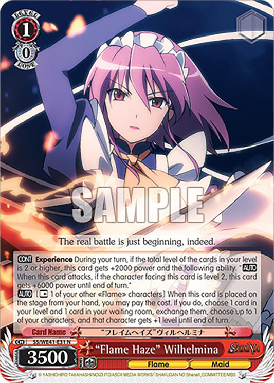 "Flame Haze" Wilhelmina [Shakugan no Shana Premium Booster]