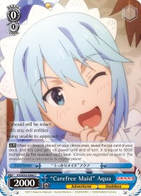 "Carefree Maid" Aqua (KS/W55-E090 C) [KonoSuba 2]