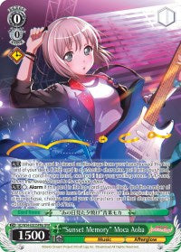 "Sunset Memory" Moca Aoba (BD/W54-E033SPMa SPM) [BanG Dream! Girls Band Party!]