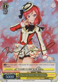 "That's Our Miracle" Maki Nishikino (LL/EN-W01-016SP SP) [Love Live! DX]