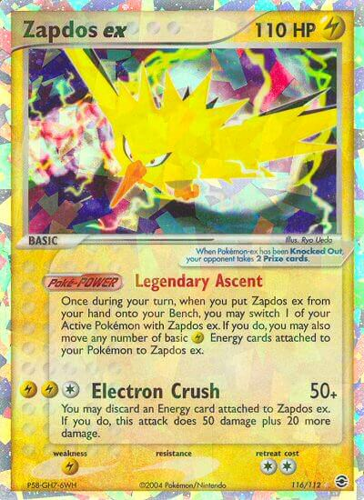 Zapdos ex (116/112) [EX: FireRed & LeafGreen]