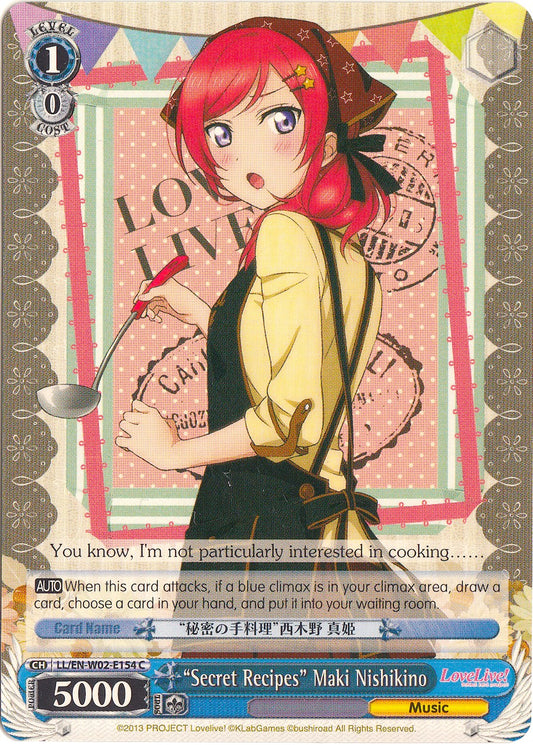 "Secret Recipes" Maki Nishikino (LL/EN-W02-E154 C) [Love Live! DX Vol.2]