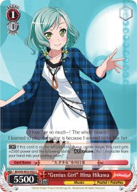 "Genius Girl" Hina Hikawa (BD/EN-W03-082 C) [BanG Dream! Girls Band Party! MULTI LIVE]