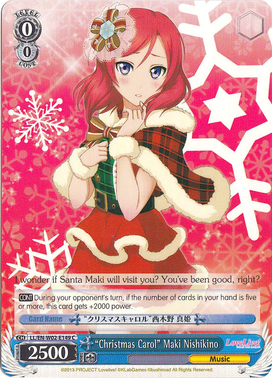 "Christmas Carol" Maki Nishikino (LL/EN-W02-E149 C) [Love Live! DX Vol.2]