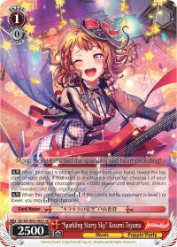 "Sparkling Starry Sky" Kasumi Toyama (BD/EN-W03-063S SR) [BanG Dream! Girls Band Party! MULTI LIVE]