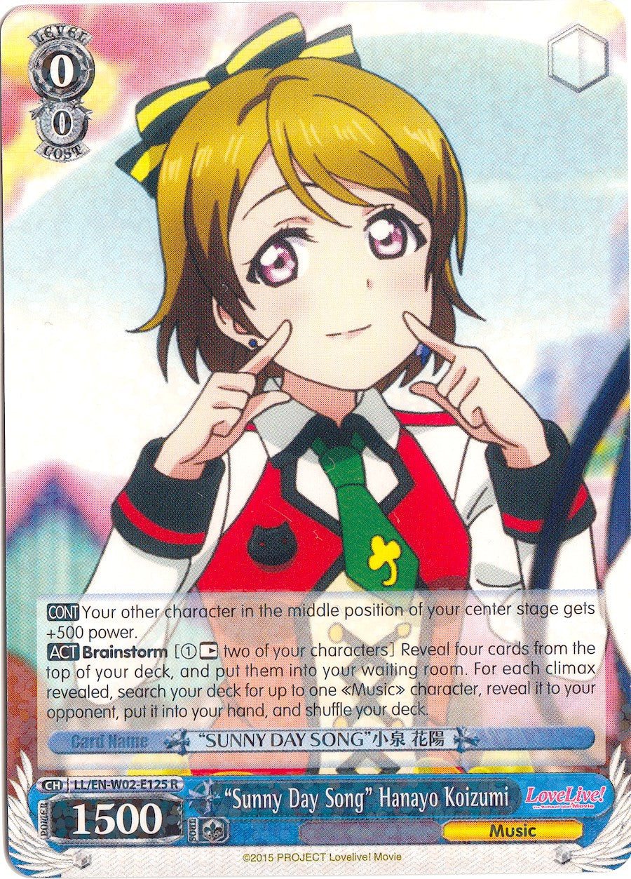 "Sunny Day Song" Hanayo Koizumi (LL/EN-W02-E125 R) [Love Live! DX Vol.2]