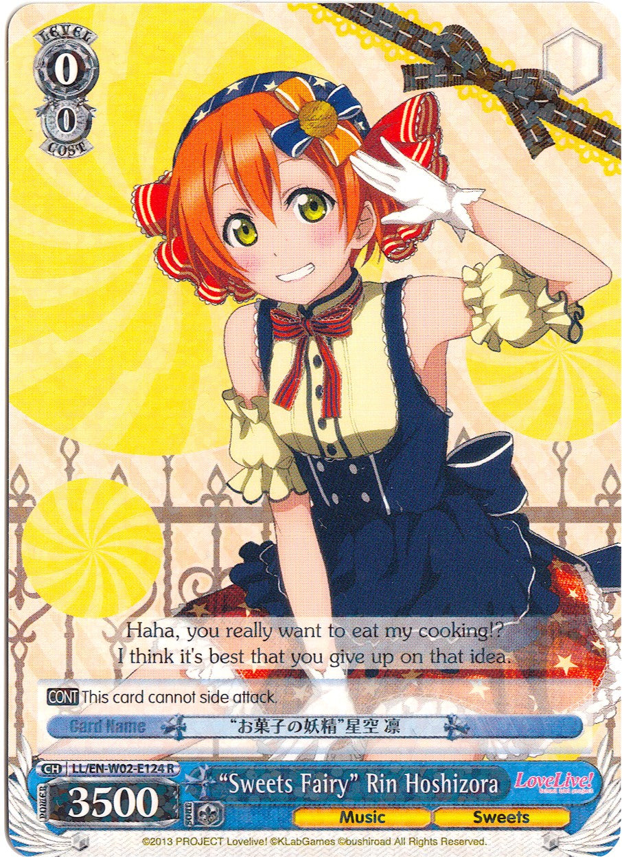 "Sweets Fairy" Rin Hoshizora (LL/EN-W02-E124 R) [Love Live! DX Vol.2]