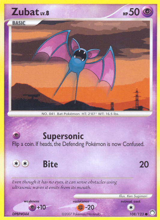 Zubat (108/123) [Diamond & Pearl: Mysterious Treasures]