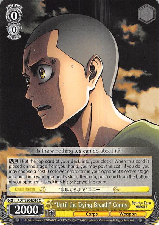 "Until the Dying Breath" Conny (AOT/S50-E016 C) [Attack on Titan Vol. 2]