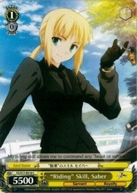 "Riding" Skill, Saber (FZ/S17-E018 C) [Fate/Zero]