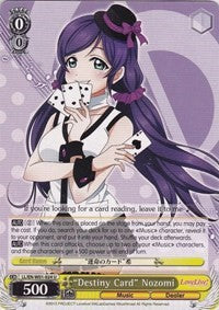 "Destiny Card" Nozomi (LL/EN-W01-024 U) [Love Live! DX]