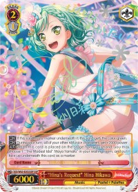 "Hina's Request" Hina Hikawa (BD/W63-E053SSP SSP) [BanG Dream! Girls Band Party! Vol.2]